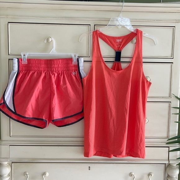 Everlast Pants - Everlast Racerback T & Matching Running Shorts L